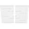Ekena Millwork Knox Architectural Grde PVC Contemporary Ceiling Medallion, Two Piece, 34"OD x 3"ID x 11 3/4"C x 1"P CMP34KX2-03000 - alternate 2